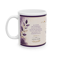 Strength Faith Mug — "I Can Do All Things Through Christ" Inspirational Ceramic Coffee Cup (11oz/15oz)