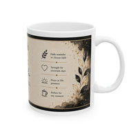 Faith Over Fear Ceramic Mug — Inspirational Christian Coffee Cup (11oz & 15oz)