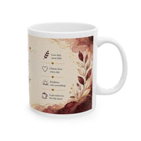 Love Scripture Ceramic Mug — 1 Peter 4:8 Inspirational Coffee Cup (11oz/15oz)