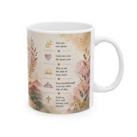 Inspirational Ceramic Mug – “When You Can’t See the Way, Trust the One Who Does” – Faith & Encouragement Coffee Cup