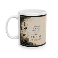 Faith Over Fear Ceramic Mug — Inspirational Christian Coffee Cup (11oz & 15oz)