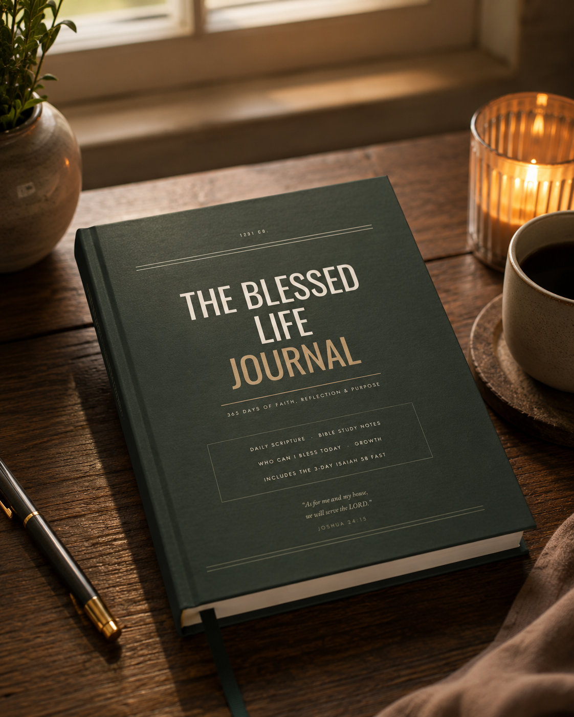 The Emerald & Gold Blessed Journal